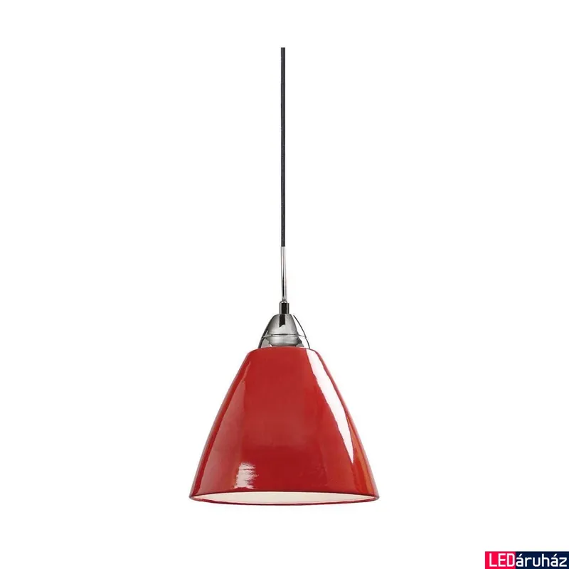 NORDLUX Read piros függő lámpa fényforrás nélkül E27 foglalattal maximum 60W Azonnal elérhető