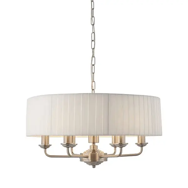 Vásárlói kedvenc Csillár HIGHCLERE 94399 6x40W/E14 IP20 a Endon-tól