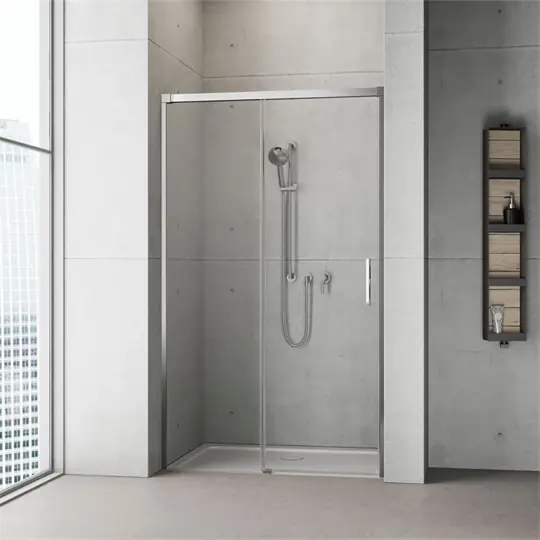 Radaway Idea DWJ 1600*2000mm tolóajtó, jobb oldali felfogatással, átl. bizt. edzet üveg, króm jellegű felület Azonnali szállítás