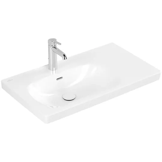 Népszerű Villeroy Skyla beépíthető mosdó 800 x 460 mm fehér alpin