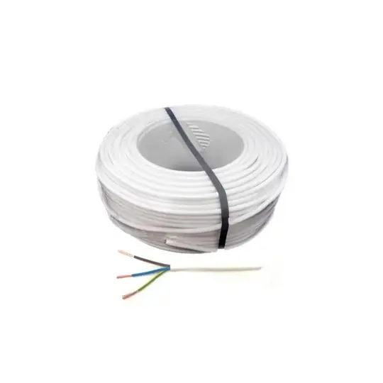 Szuper akció Villany vezeték MT 3x1.0mm2, H05VV-F 3x1 fehér