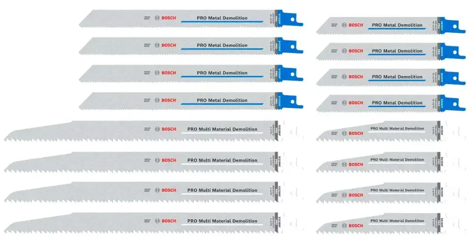Prémium Bosch - 16 darabos fűrészlapkészlet 2607011822