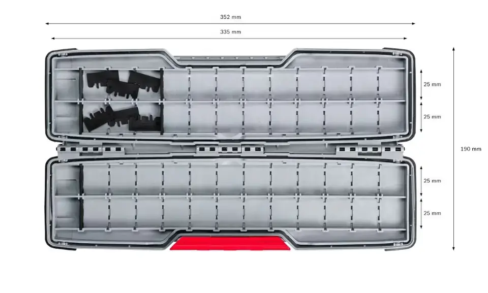 Olcsóbb Bosch - PRO Tough Box szervező, nagy 2607011826