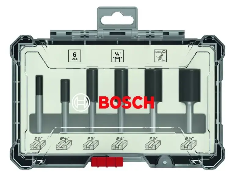 Szezonális akció Bosch - 6 részes felsőmaró készlet 2607017467