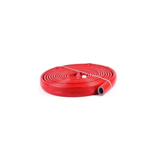 Szigetelő csőhéj, PE (szürke/piros), tekercses, 28 / 6 mm (10 fm/tekercs), NMC Climaflex Basic Stabil Olcsóbb