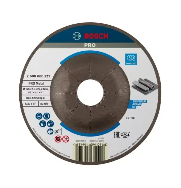 Vedd meg online Bosch - Vágótárcsa fémhez 125x22,23 mm 2608600221