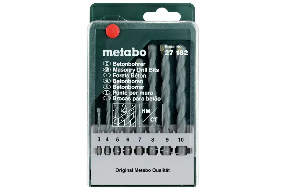 Végkiárusítás Metabo - 8 darabos betonfúrószár készlet 627182000