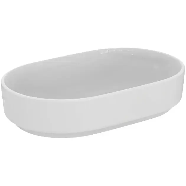 Ideal Standard i.Life O - Mosdókagyló pultra 60x38 cm, túlfolyó nélkül, fehér T573101 Népszerű