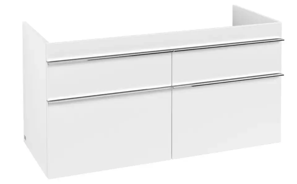 Biztonságos vásárlás Villeroy & Boch Venticello - Mosdószekrény, 115x59x50 cm, 4 fiókos, matt fehér A92901MS