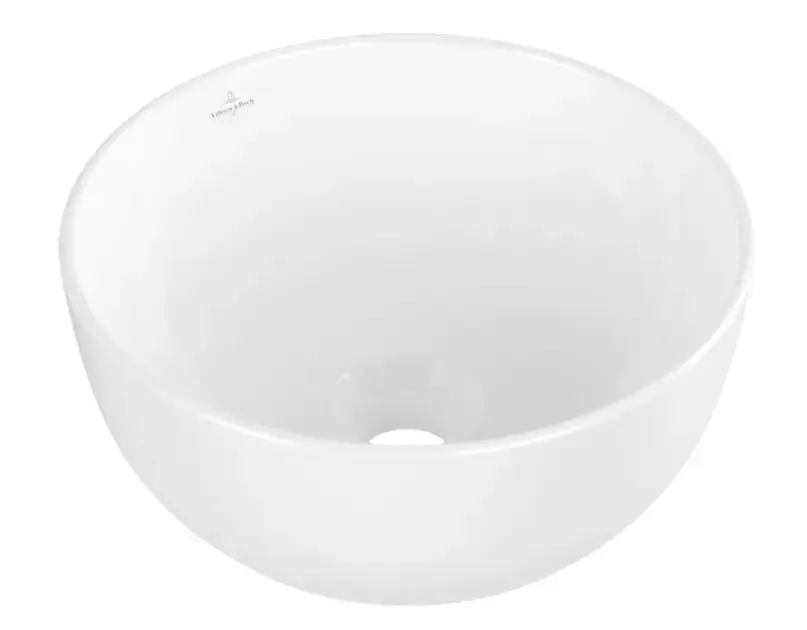 Újdonság Villeroy & Boch Artis - Kézmosó pultra, átmérő 33 cm, túlfolyó nélkül, alpesi fehér 43893201