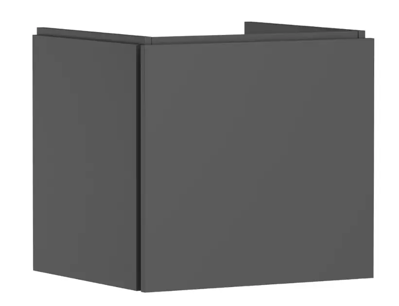 Hansgrohe Xilesa E - Mosdószekrény, 50x53x47 cm, 1 fiók, matt szürke 54251760 Vedd meg online