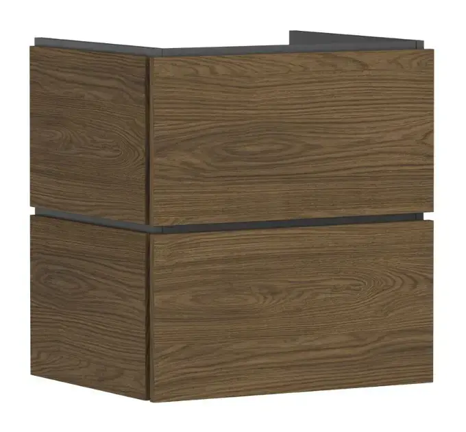 Legjobb ár Hansgrohe Xilesa E - Mosdószekrény, 62x58x47 cm, 2 fiók, kasmír tölgy 54254550