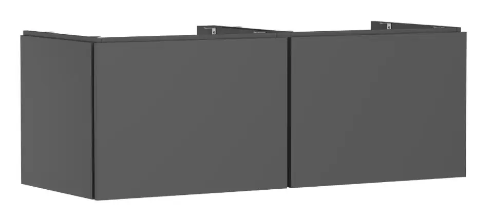 Utolsó esély Hansgrohe Xilesa E - Mosdószekrény, 50x138x55 cm, 2 fiók, matt szürke 54268760
