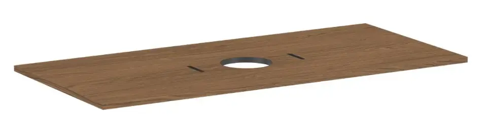 Gyors szállítás Hansgrohe Xilesa E - Munkalap mosdó alá, 118x55 cm, kivágás középen, matt fehér 54277700