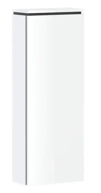 Csak ma Hansgrohe Xilesa E - Oldalszekrény, 40x107x20 cm, 1 ajtó, zsanérok balra, matt fehér 54281700