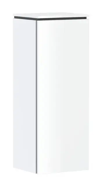 Népszerű Hansgrohe Xilesa E - Oldalszekrény, 40x107x35 cm, 1 ajtó, zsanérok balra, matt fehér 54283700