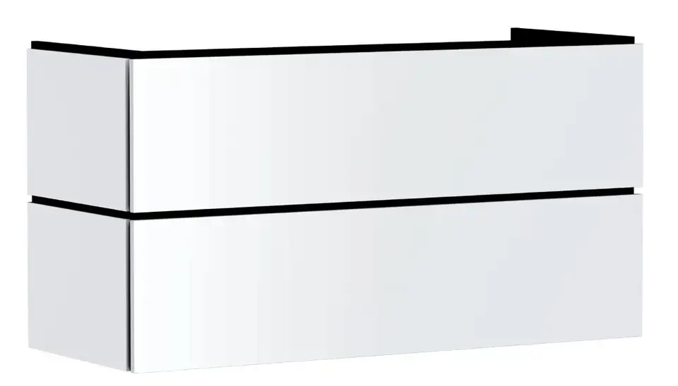 Szuper ajánlat Hansgrohe Xilesa E - Mosdószekrény, 62x118x47 cm, 2 fiók, matt fehér 54298700