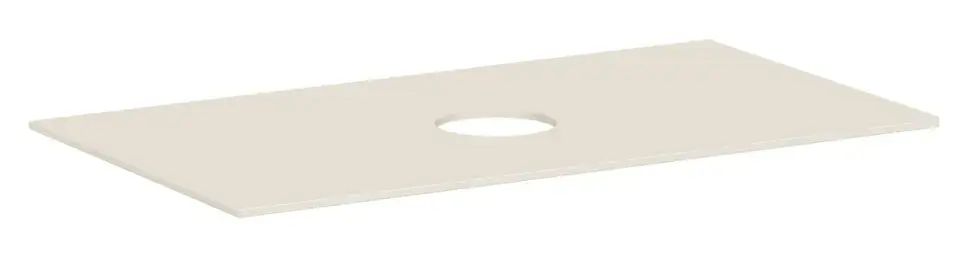 Hansgrohe Xevolos E - Munkalap mosdó alá, 98x55 cm, kivágás középen, matt bézs 54329780 Bestseller
