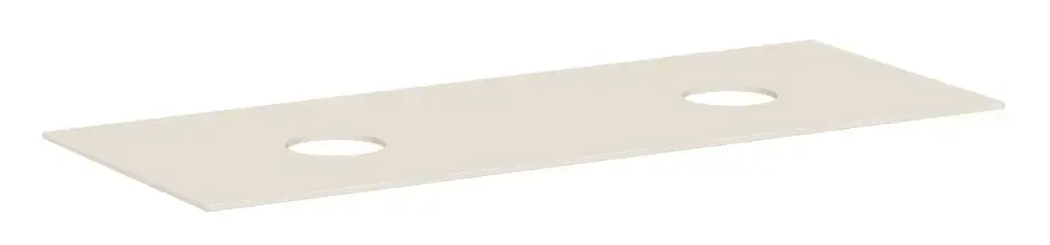 Gyors szállítás Hansgrohe Xevolos E - Munkalap mosdó alá, 137x55 cm, 2 kivágás, matt bézs 54332780