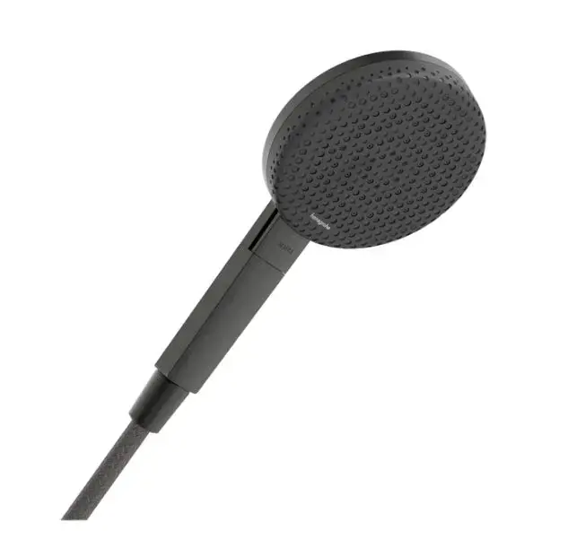 Vedd meg online Hansgrohe Raindance Alive Select S - Zuhanyfej, 3 féle vízsugár, csiszolt fekete króm 24500340