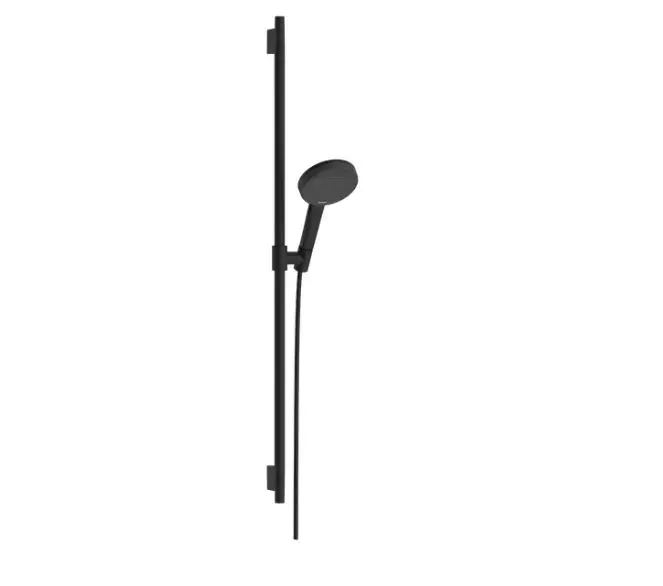 Hansgrohe Raindance Alive Select S - Zuhanyfej, rúd és tömlő készlet, 3 féle vízsugárral, EcoSmart technológiával, matt fekete 24603670 Rendeld meg most