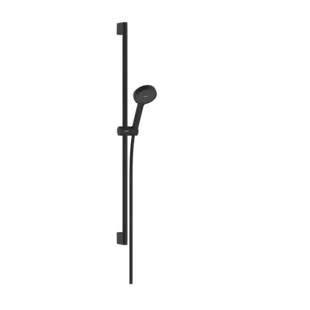 Hansgrohe Activera S - Zuhanyfej, rúd és tömlő készlet, EcoSmart technológiával, matt fekete 28042670 Vedd meg most