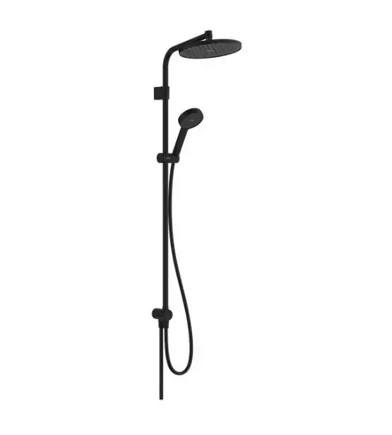 Árengedmény Hansgrohe Activera S - Zuhanyszett csaptelep nélkül, átmérő 24 cm, 2 féle vízsugárral, EcoSmart technológiával, matt fekete 28074670
