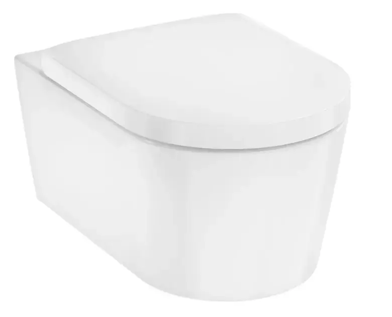 Rendeld meg most Hansgrohe EluPura S - Fali WC SoftClose ülőkével, Rimless, AquaChannel Flush, SmartClean, EcoSmart, fehér 61186450