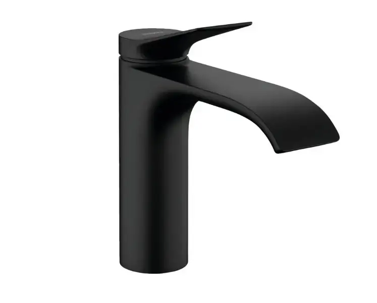 Hansgrohe Vivenis - Mosdócsaptelep, EcoSmart, CoolStart, matt fekete 75024670 Szuper ajánlat