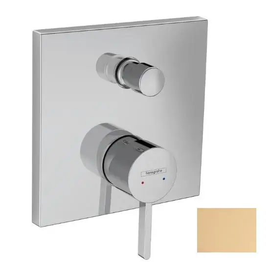 Hansgrohe Finoris - Rejtett csaptelep, 2 készülékhez, szálcsiszolt bronz 76415140 Biztonságos vásárlás