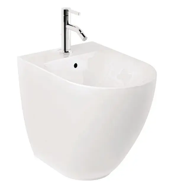 Kludi Resa D - Álló bidé, csapfurattal, fényes fehér 24BIB0143 Outlet