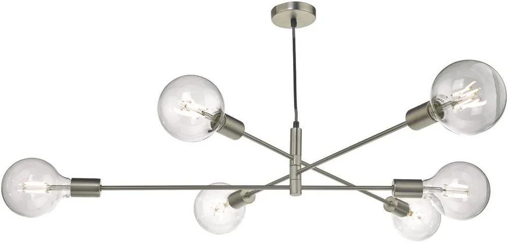 Függőlámpa ALANA ALA0646 6x60W/E27 IP20 a Dar Lighting-tól Szuper ajánlat