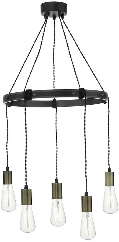 Rendeld meg most Függőlámpa IVAN IVA0531 5x60W/E27 IP20 a Dar Lighting-tól