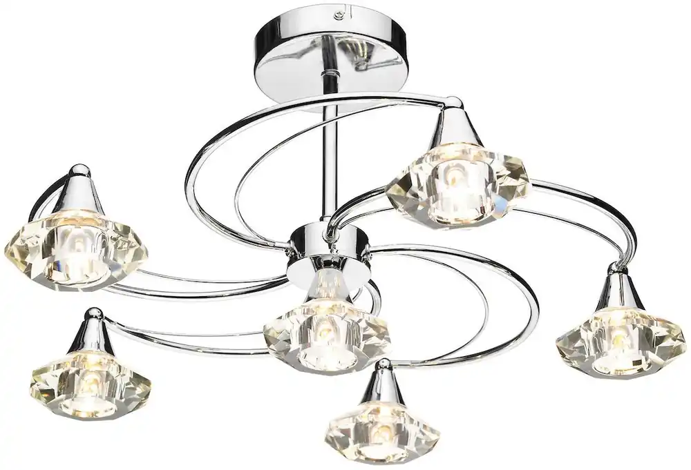 Plafonlámpa LUTHER LUT0650 6x40W/G9 a Dar Lighting-tól Újdonság