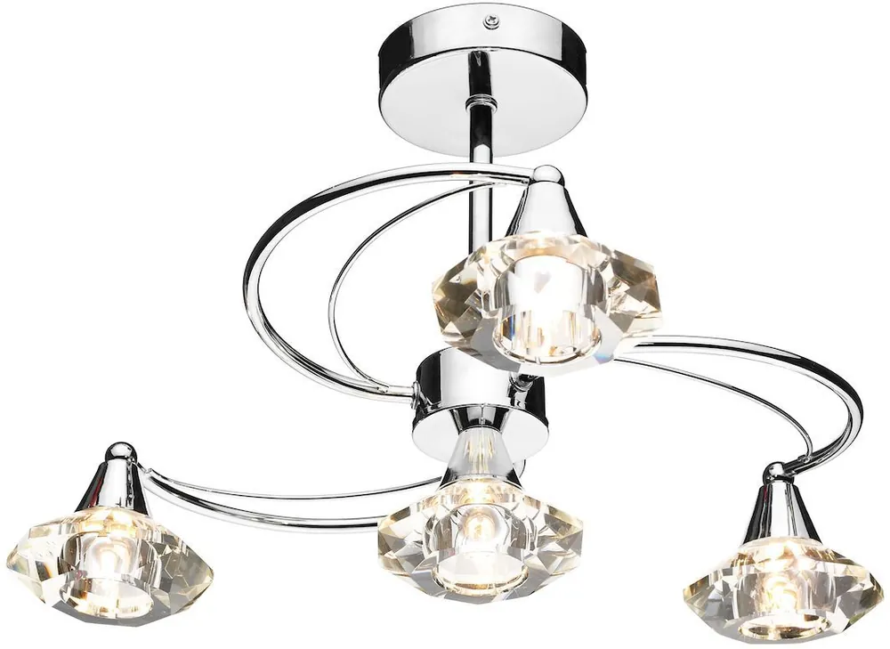 Outlet Plafonlámpa LUTHER LUT0450 4x40W/G9 a Dar Lighting-tól