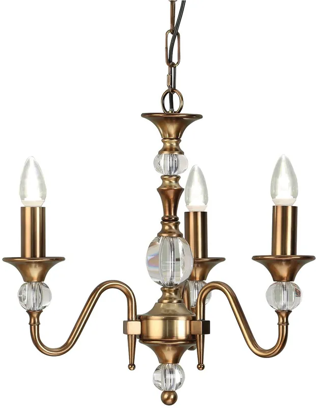 Különleges ajánlat Csillár POLINA LX124P3B 3x40W/E14 a Endon-tól