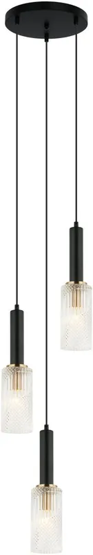 Legjobb ár Függőlámpa PEROLA PND-43309-3 BK+BR 3x40W/E14 IP20 a Italux-tól
