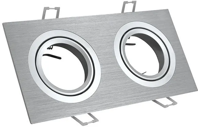 Beépíthető spotlámpa SOUTH 302151 2x8W/GU10 IP20 a Polux-tól Olcsó