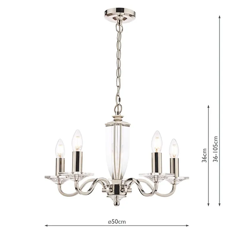 Csillár Carson 3603223-Q 40W 5x40W/E14 a Laura Ashley-tól Vedd meg online