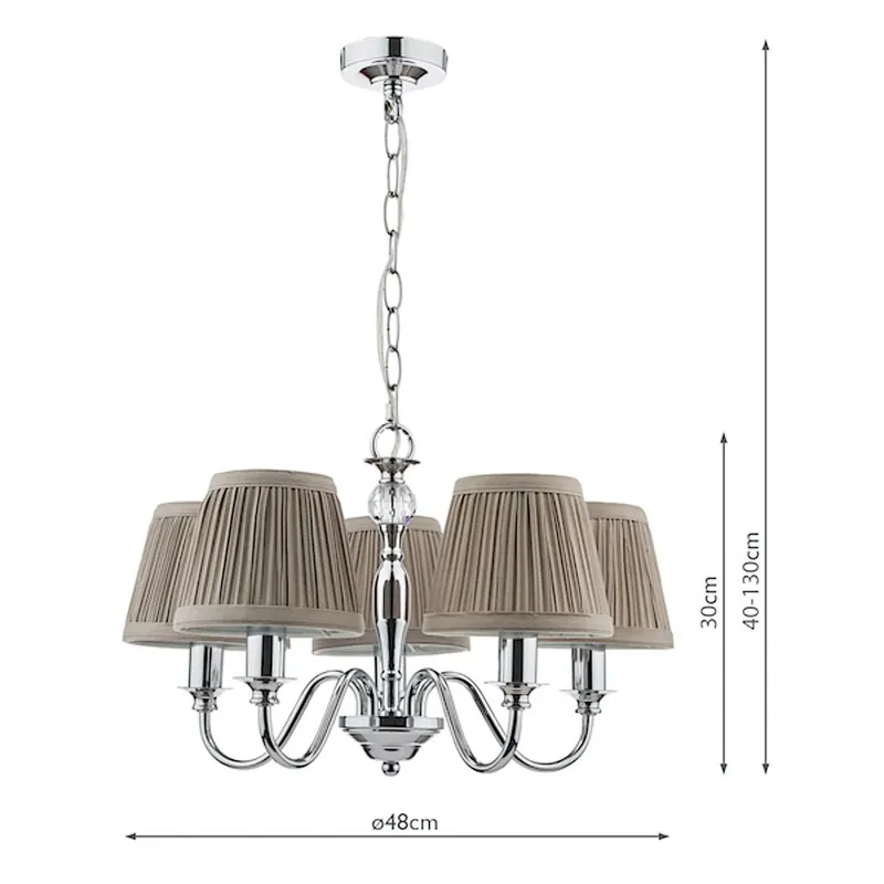 Újdonság Csillár Ellis 3743659-Q 40W 5x40W/E14 a Laura Ashley-tól