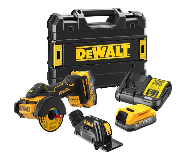 DeWALT - 18V AKU univerzális vágó, 2x 1,7 Ah POWERSTACK, töltő DCS438E2T Biztonságos fizetés