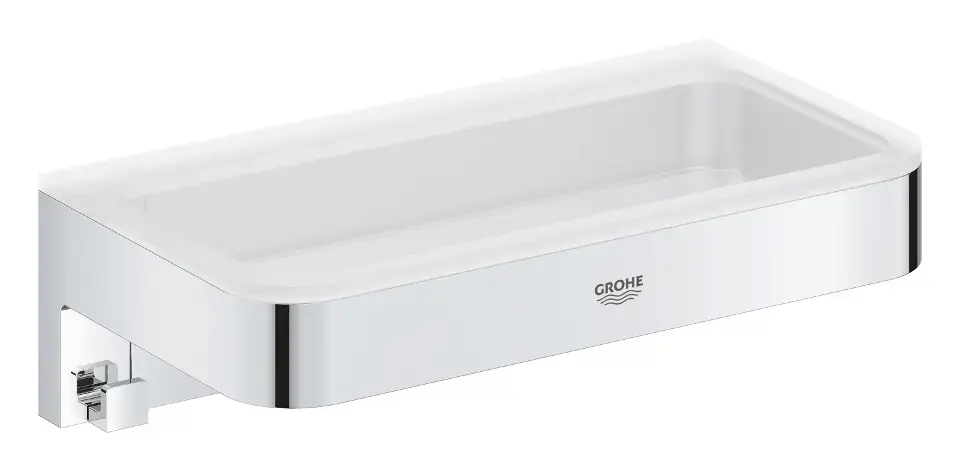 Grohe QuickFix Start Cube - Polc, hossza 20 cm, króm 41107000 Gyors szállítás