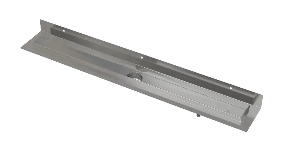Alca - Zuhanyzó vályú moduláris fal 750 mm, rozsdamentes acél APZ23-750 Biztonságos fizetés