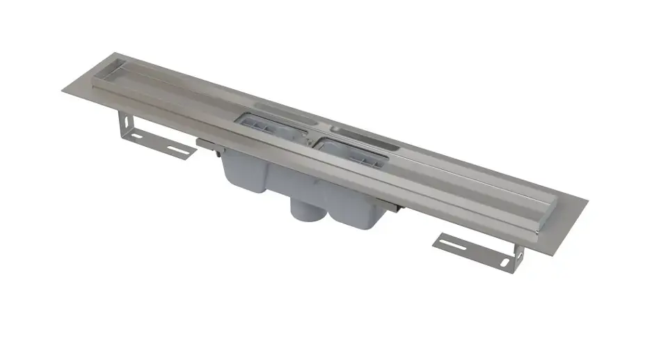 Alca - Zuhanyzó vályú 550 mm, perforált rácsos peremmel, rozsdamentes acélból APZ1001-550 Újdonság