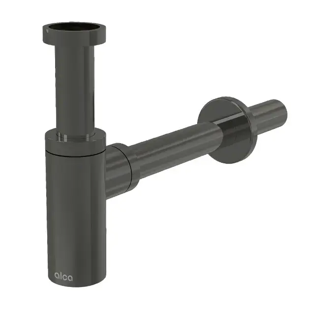 Alca - Design szifon, fényes pisztolyfém A400-GM-P Prémium