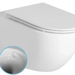 Expressz szállítás Bruckner Fulda - Függő WC, Vortex Rimless, fehér 201.408.4