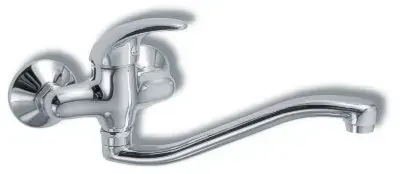 Árengedmény Novaservis Metalia 55 - Falra szerelhető 10 cm-es mosdókagyló-keverő, króm 55074,0