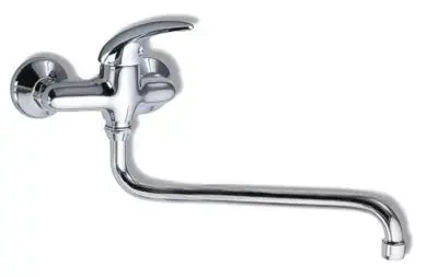 Novaservis Metalia 55 - Mosogató keverő 150 mm, orvosi karos, krómozott 55078L,0 Expressz szállítás