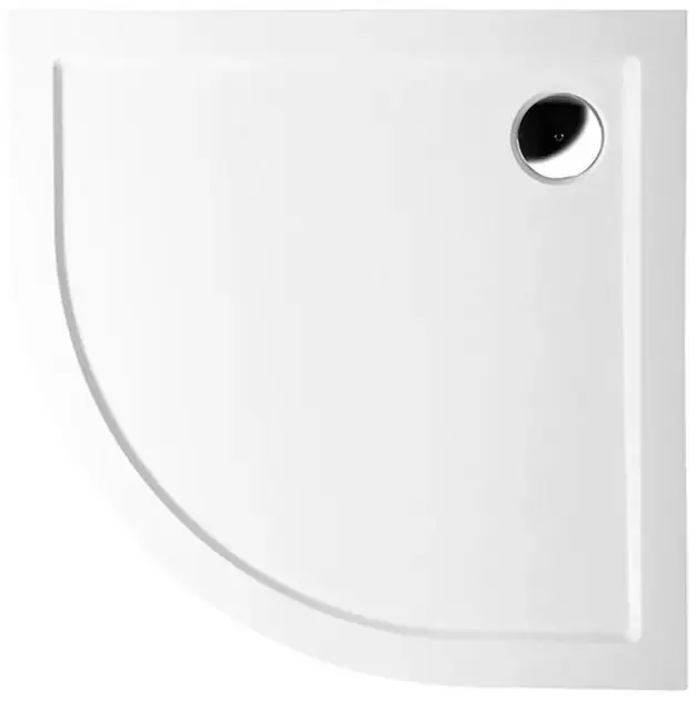 Polysan - Zuhanyzótálca Sera, 1000x1000 mm, márvány, fehér 62111 Végkiárusítás