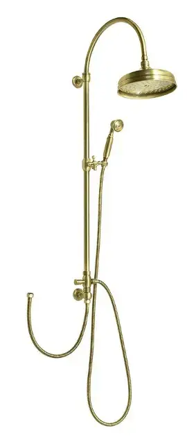 Olcsó Sapho Reitano Rubinetteria Vanity - Zuhanyszett 200, keverő nélkül, bronz SET066